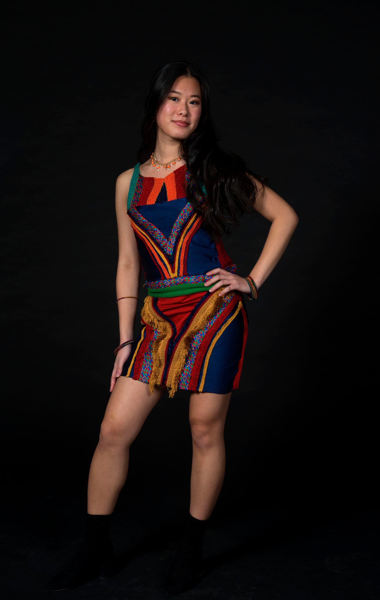 Rangoli Dress- The Kalakari Collection