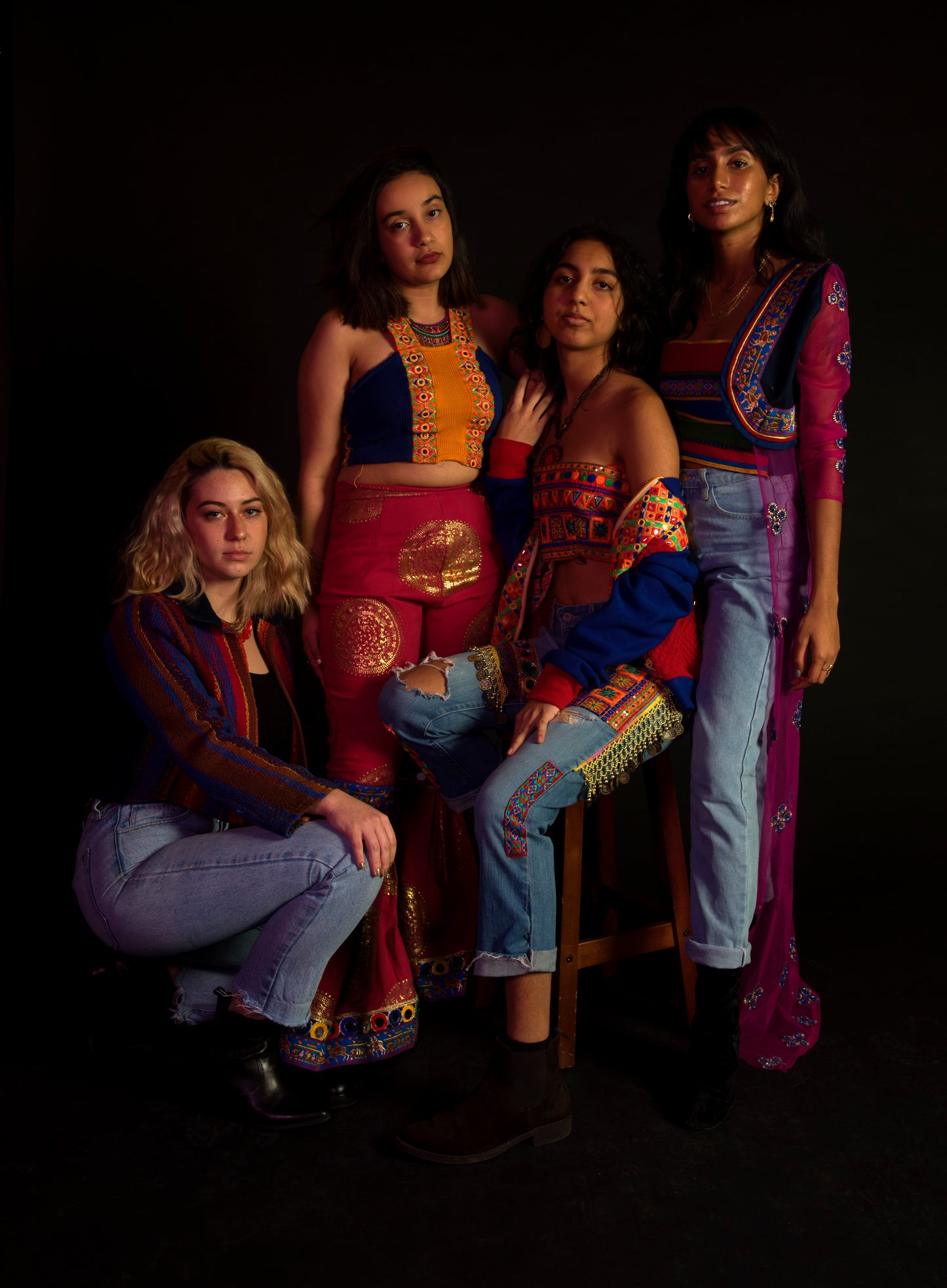 Chamakdaar Jeans - The Kalakari Collection