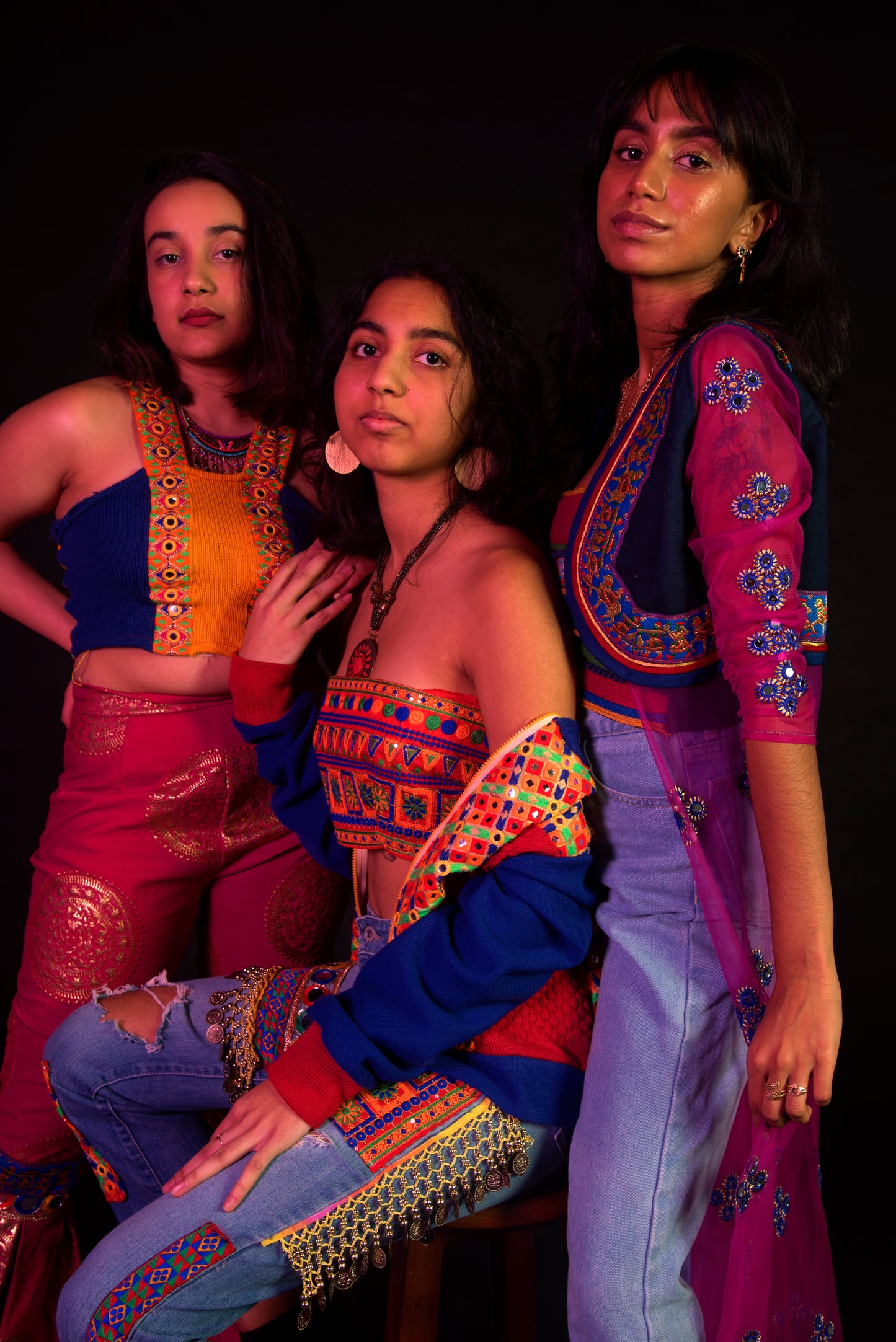 Chamakdaar Jeans - The Kalakari Collection