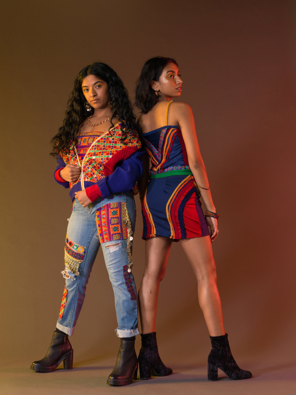 Chamakdaar Jeans - The Kalakari Collection