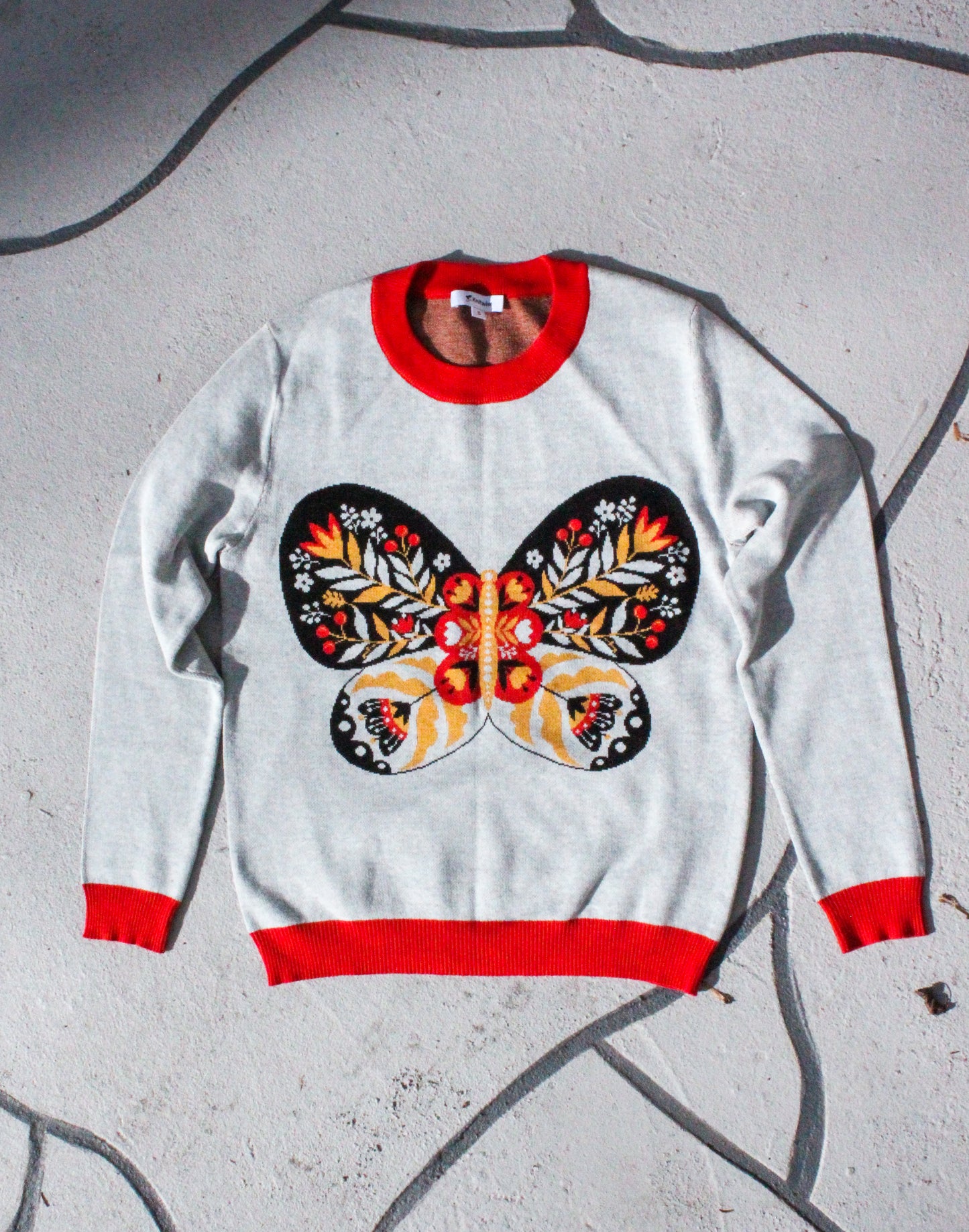 Butterfly Knitted Longsleeve Crewneck