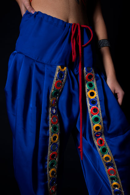 Neeli Dhoti- The Kalakari Collection