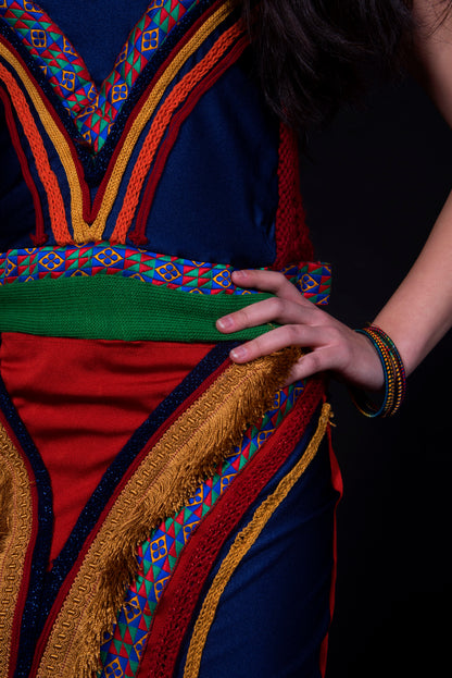 Rangoli Dress- The Kalakari Collection