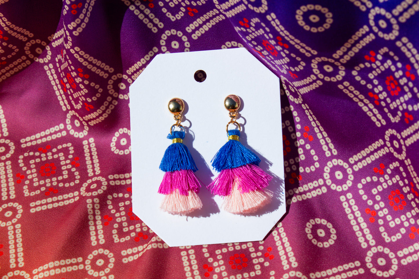 Barbie Pink Tassle Earrings