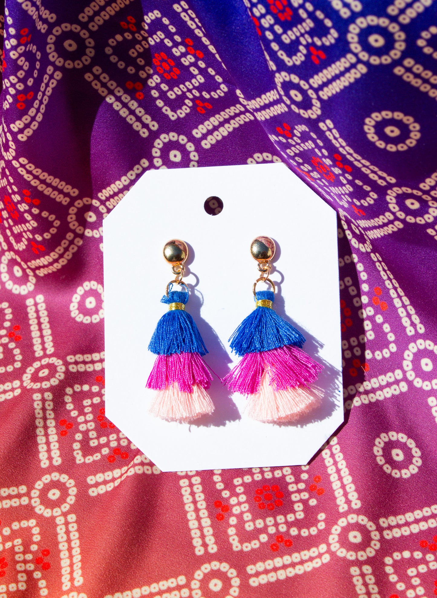 Barbie Pink Tassle Earrings