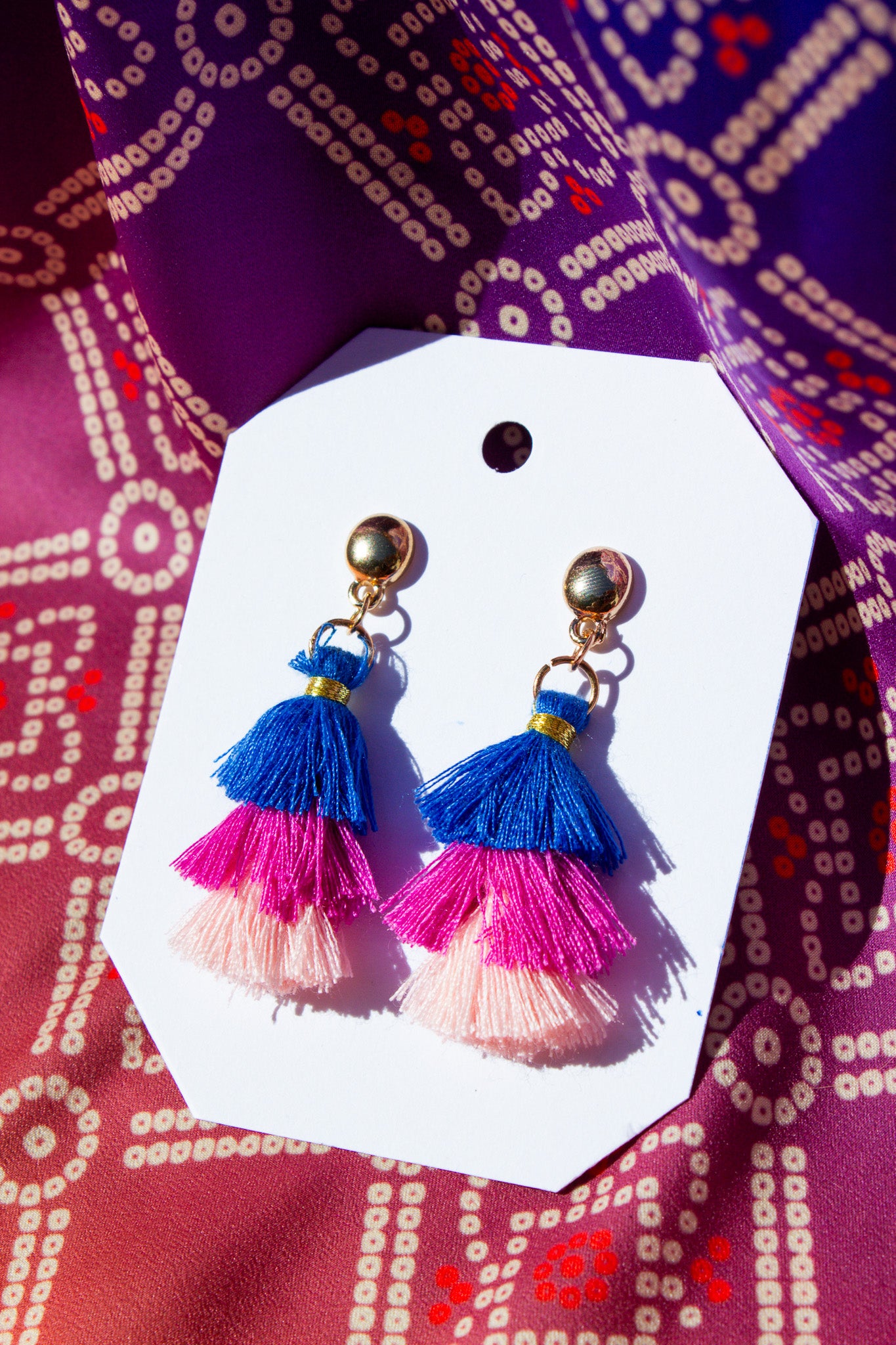 Barbie Pink Tassle Earrings