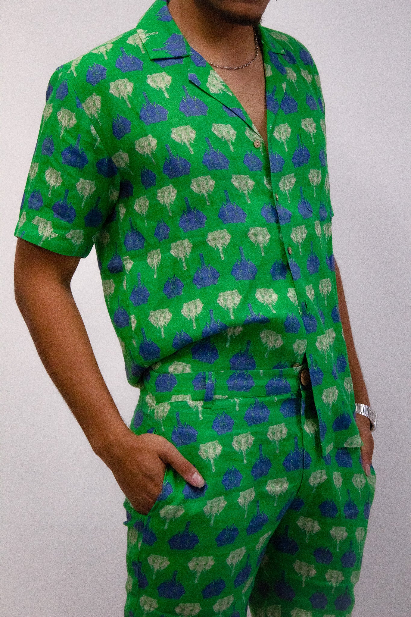 Unisex Green Haathi Set