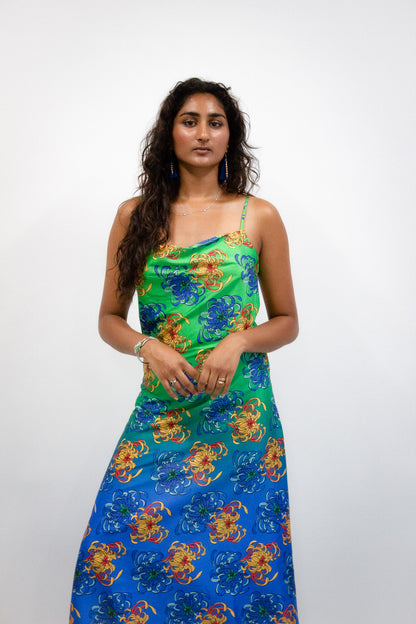 Rangeen Ombre Silk Dress
