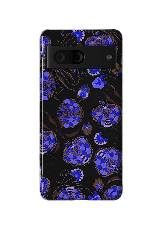 Masala Black Floral Print Phone Case