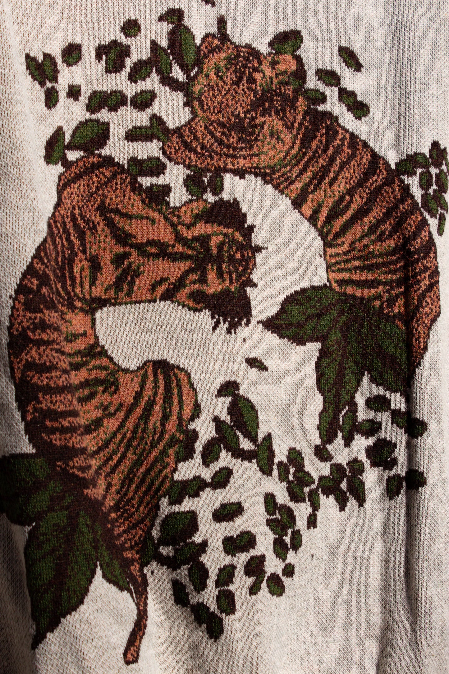 Twin Tigers Knitted Sweater Vest