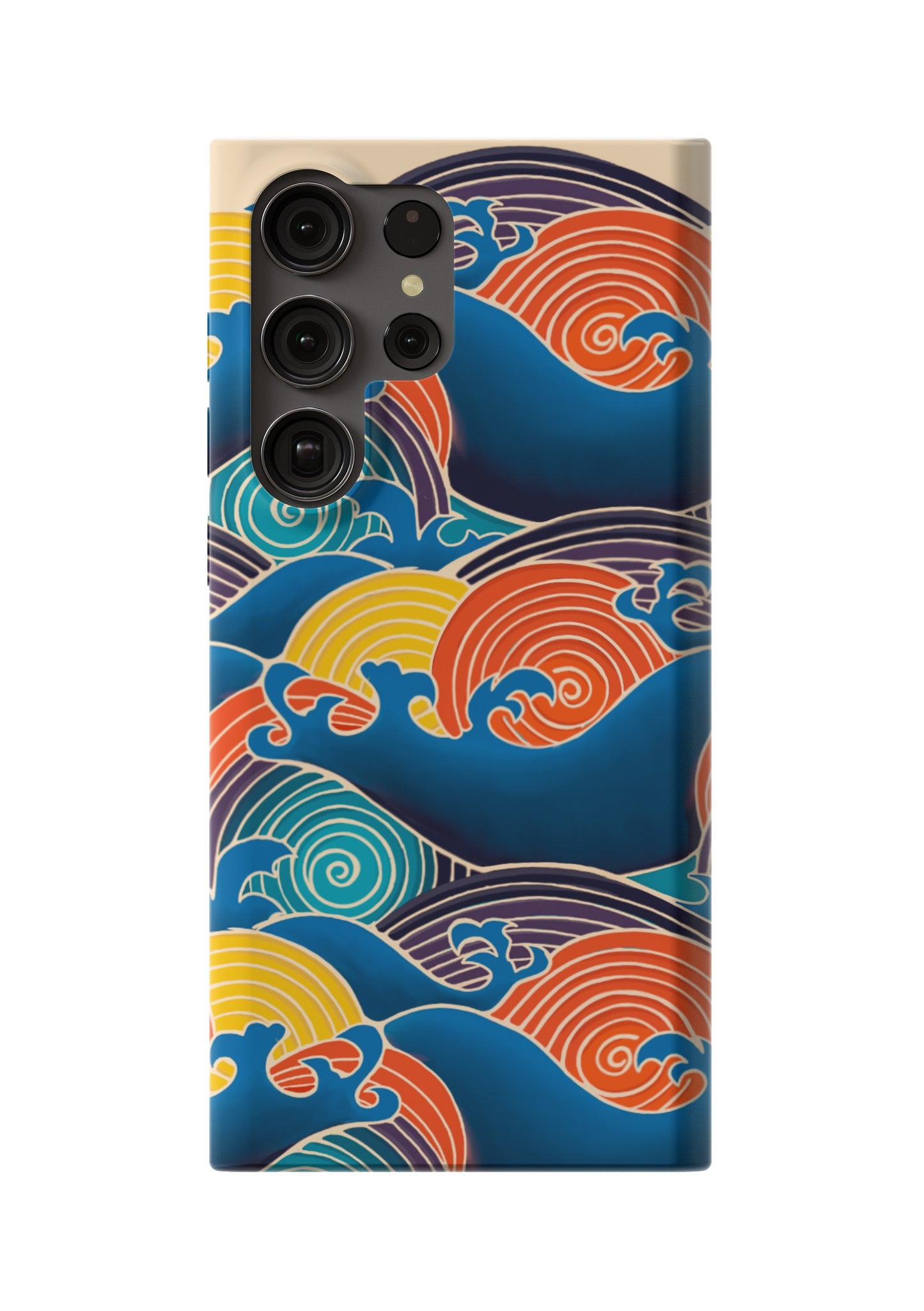 Multi Color Wave Phone Case