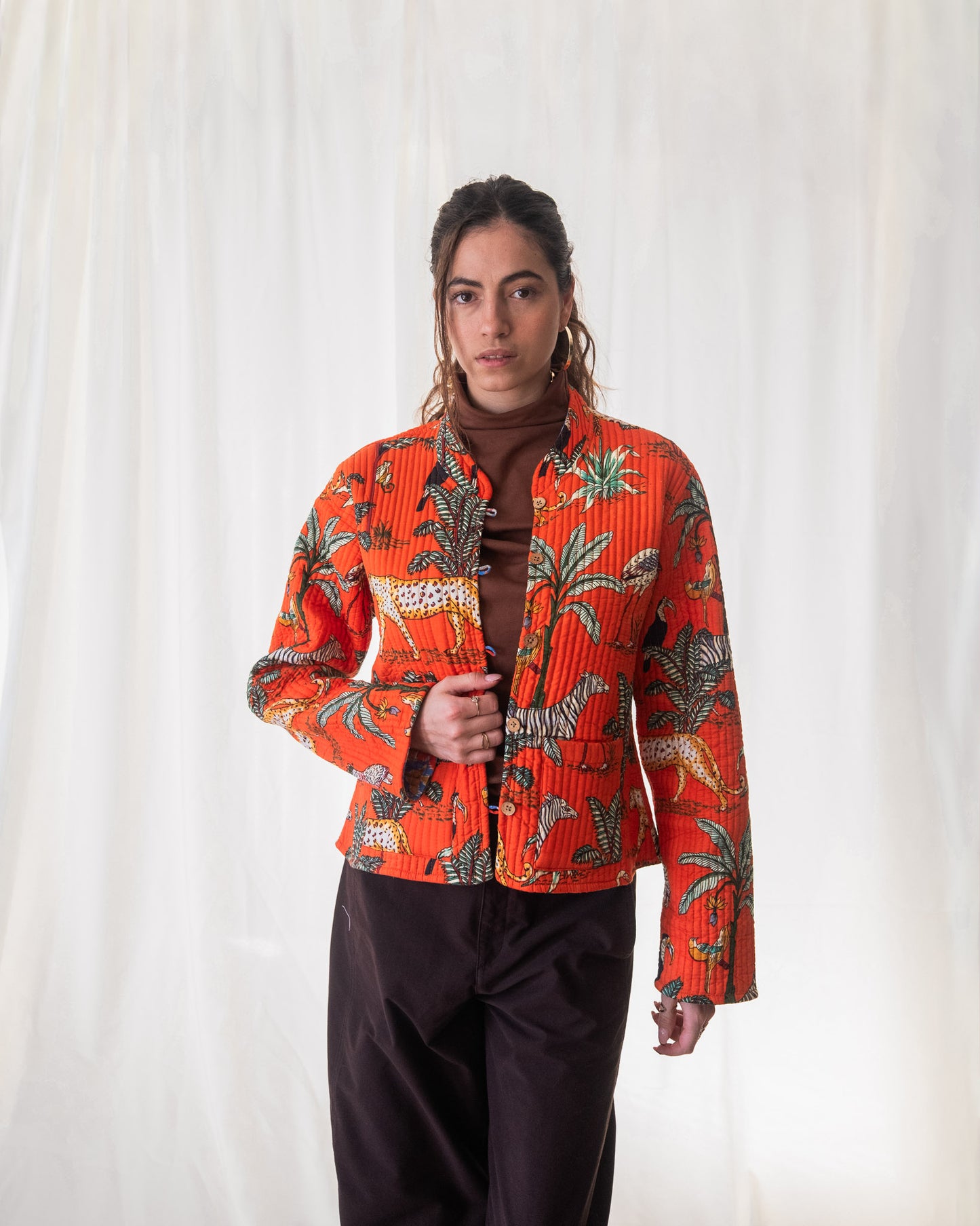 Santra Ikat Reversible Jacket