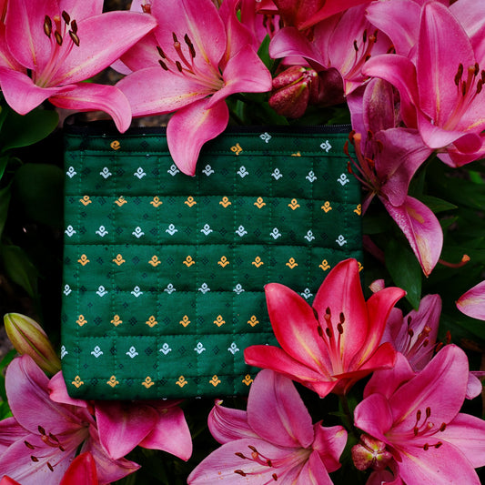 Emerald Flat Pouch