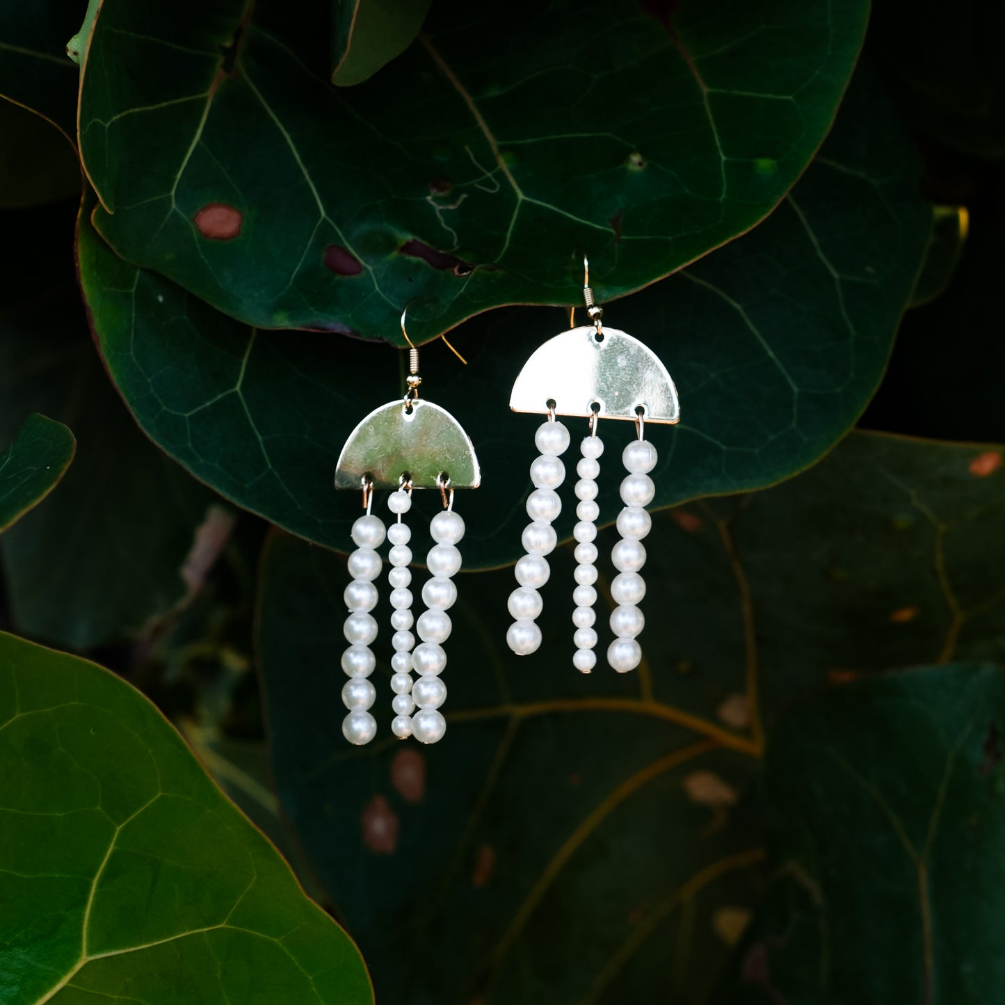 Pearl Arch Earrings