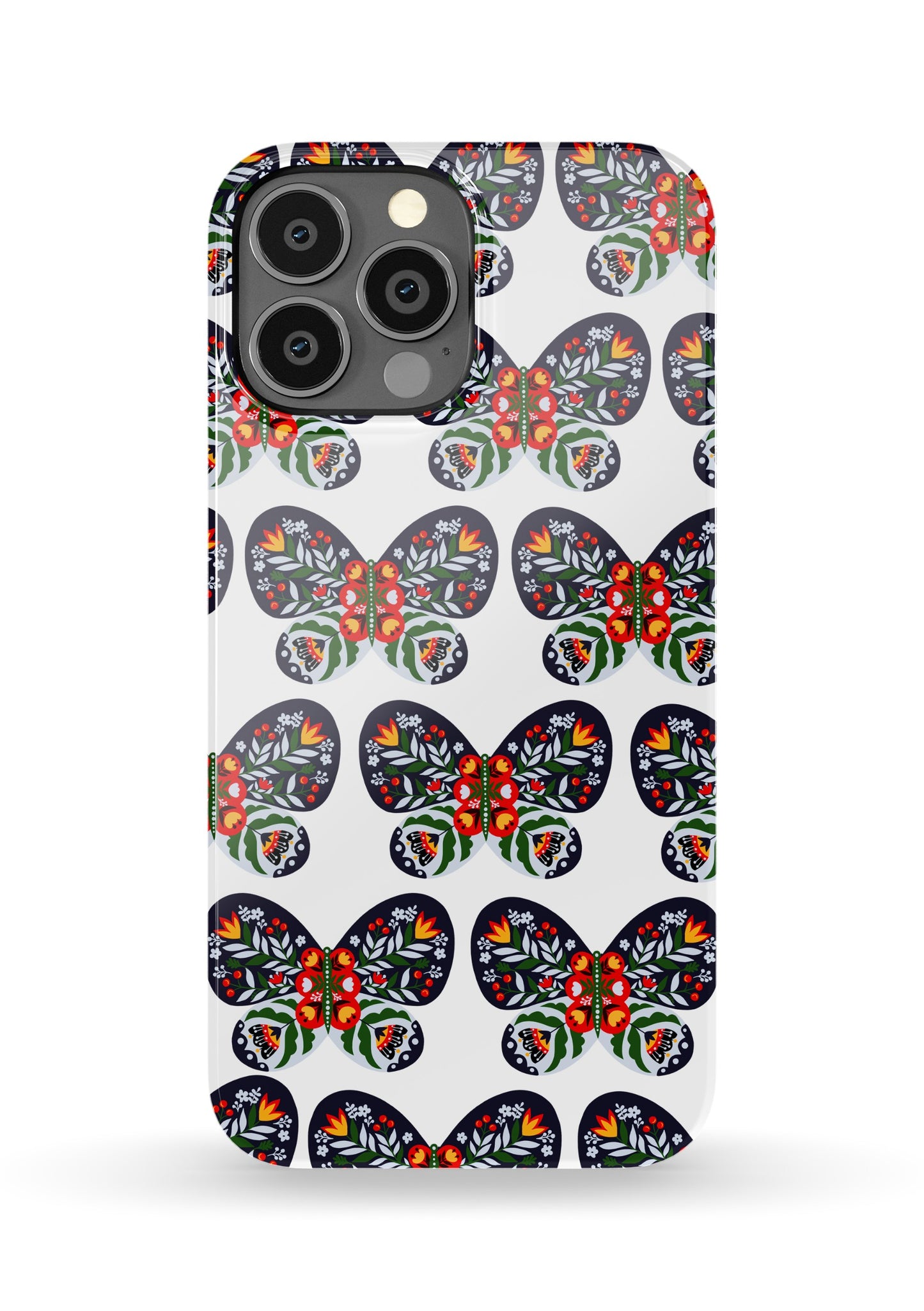 Butterfly Print Phone Case