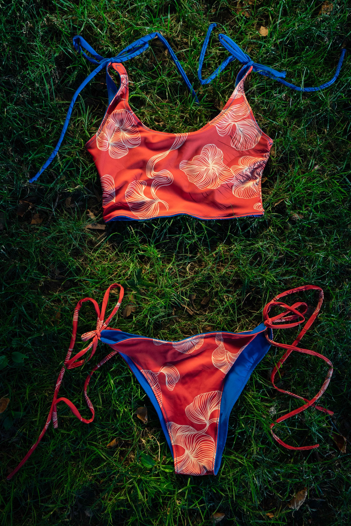 Coral Bikini Set