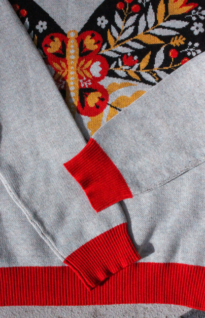 Butterfly Knitted Longsleeve Crewneck