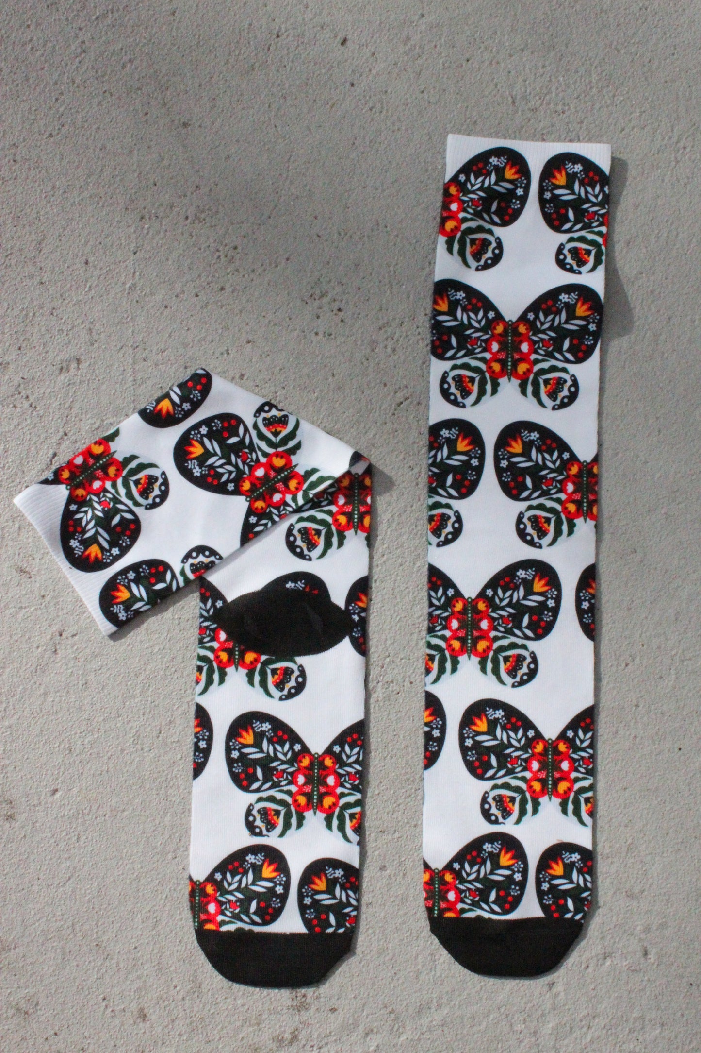 Butterfly Printed Socks