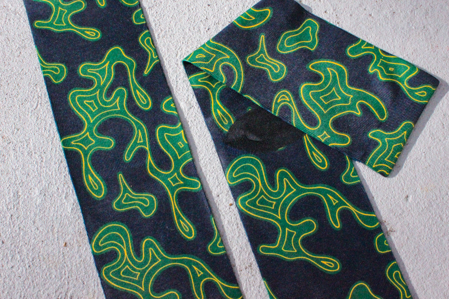 Green Splash Printed Socks